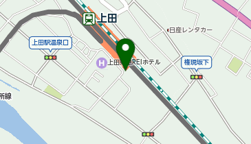 TOYOTA SHARE 上田東急REIホテルの地図画像