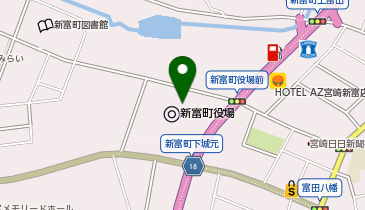 TOYOTA SHARE 新富町役場の地図画像