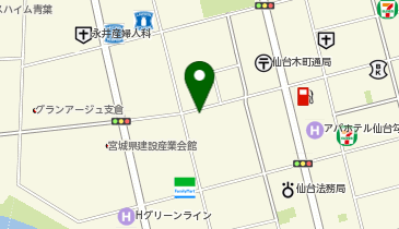 TOYOTA SHARE 青葉区木町通1丁目の地図画像