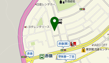 TOYOTA SHARE 赤嶺駅北の地図画像