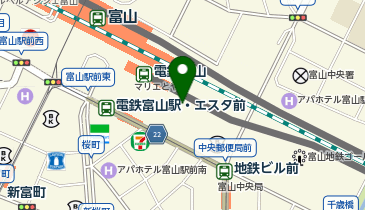 TOYOTA SHARE 地鉄ビル駐車場の地図画像