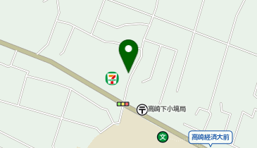 TOYOTA SHARE 高崎市下小塙町の地図画像