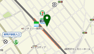 TOYOTA SHARE 新所沢駅東口駐車場の地図画像