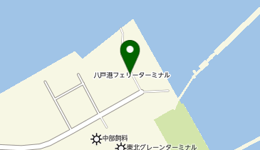 TOYOTA SHARE 八戸港フェリー埠頭の地図画像