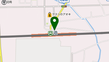 TOYOTA SHARE 泊駅前の地図画像