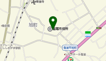 TOYOTA SHARE 塩釜市役所の地図画像