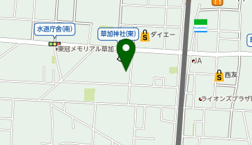 TOYOTA SHARE ヴォーヌング草加の地図画像