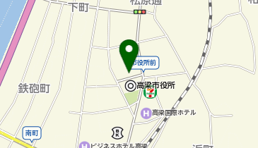 TOYOTA SHARE 高梁市役所ステーションの地図画像