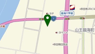 TOYOTA SHARE 社内トライアルの地図画像