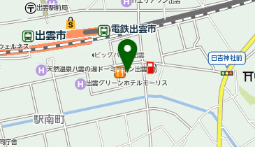 TOYOTA SHARE 出雲市駅前店の地図画像