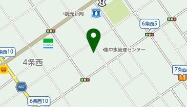 ECCジュニア 5条中央教室の地図画像