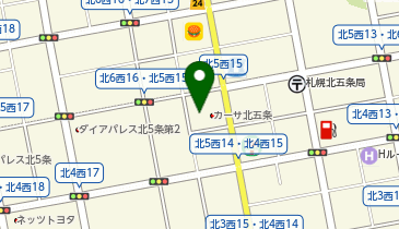 ECCジュニア 北5条西教室の地図画像