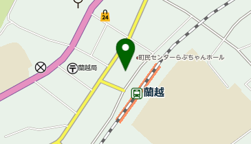 ECCジュニア 蘭越教室の地図画像