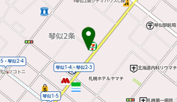 ECCジュニア 琴似駅前教室の地図画像
