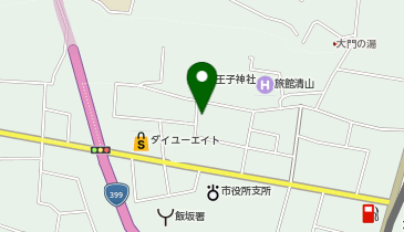 ECCジュニア 飯坂町教室の地図画像