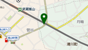 ECCジュニア 武蔵嵐山教室の地図画像