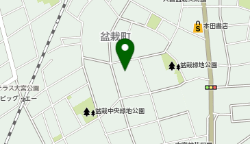 ECCジュニア 盆栽町教室の地図画像