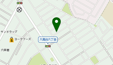 ECCジュニア 六高台6丁目教室の地図画像