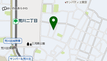 ECCジュニア 荒川8丁目教室の地図画像