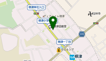 ECCジュニア 根津駅前教室の地図画像