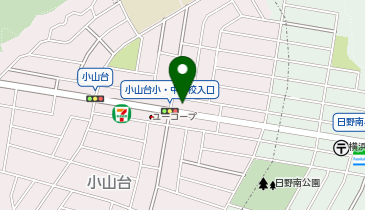 ECCジュニア 小山台教室の地図画像