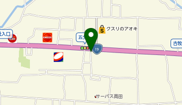 ECCジュニア 高田五分一教室の地図画像