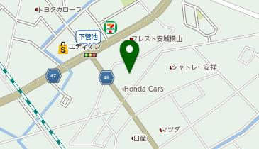 ECCジュニア 安城横山町教室の地図画像