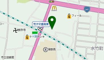 ECCジュニア 蒲郡荒子教室の地図画像
