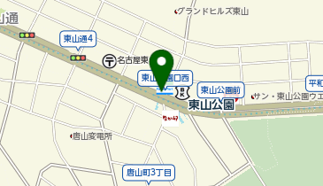ECCジュニア 東山公園駅前教室の地図画像