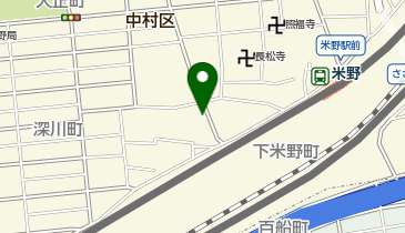 ECCジュニア 中村米野教室の地図画像