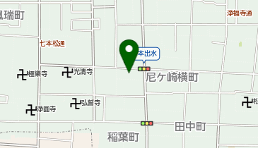 ECCジュニア 千本出水教室の地図画像