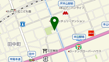 ECCジュニア 田中公会堂教室の地図画像