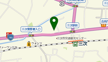 ECCジュニア 三次駅前教室の地図画像