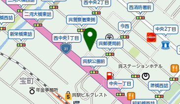 ECCジュニア 西中央教室の地図画像
