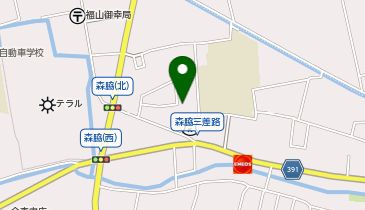 ECCジュニア 森脇教室の地図画像