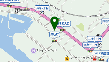 ECCジュニア 海岸1丁目教室の地図画像