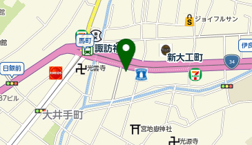 ECCジュニア ベストワン諏訪神社前教室の地図画像