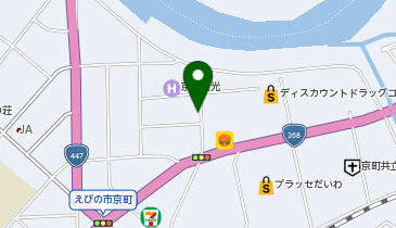 ECCジュニア 京町教室の地図画像