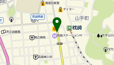 ECCジュニア 枕崎駅前教室の地図画像