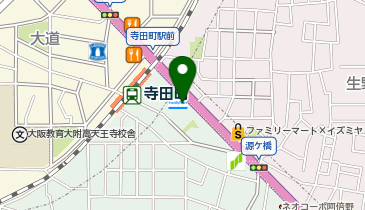 ECCジュニア 寺田町駅前教室の地図画像