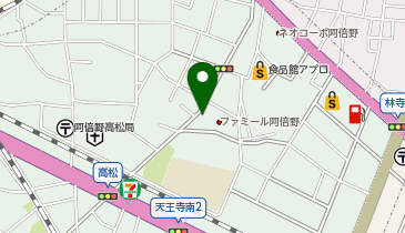 ECCジュニア 天王寺町北教室の地図画像