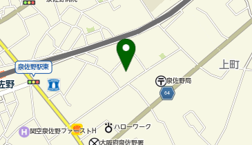 ECCジュニア 泉佐野教室の地図画像