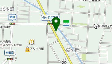 ECCジュニア アリオ八尾東教室の地図画像