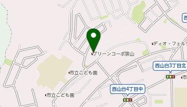 ECCジュニア 西山台グリーンコーポ教室の地図画像