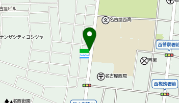 名鉄協商 カリテコバイク ファミリーマート名古屋西高校前店の地図画像