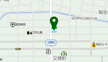 名鉄協商 カリテコバイク ファミリーマート江向町三丁目店の地図画像