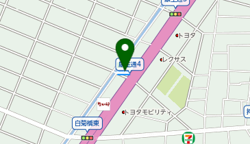 名鉄協商 カリテコバイク ファミリーマート名西康生通店の地図画像