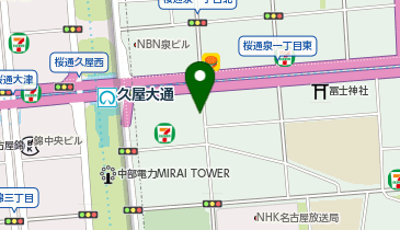 名鉄協商 カリテコバイク アーバンネット名古屋ビルの地図画像