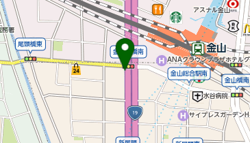 名鉄協商 カリテコバイク ファミリーマート熱田金山南店の地図画像