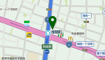 名鉄協商 カリテコバイク 名鉄協商パーキング浅間町駅前の地図画像